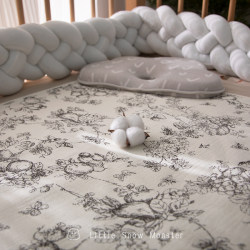 Newborn Diaper Pad, Baby Crib Sheet, Large Size Waterproof Menstrual Pad, Washable Pure Cotton Gauze Menstrual Period Bed