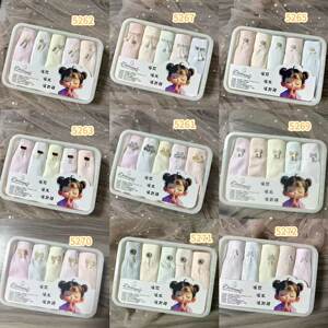 New naked lady's underwear full cotton crotch antibacterial girl without marks seamless mid -waist breathable triaxial short gift box
