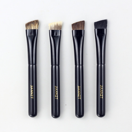 Jane V01 Large eyebrow brush wild eyebrows, eyebrows flat head, animal hair coloring, natural eyebrow sweeping makeup brush