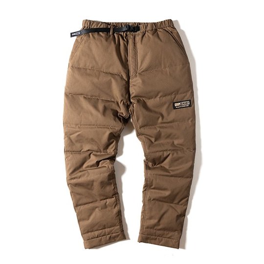 グリップスワニー 日本製 ダウンパンツ キャンプ 防炎 難燃性