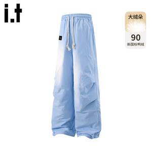 
it:5cm/FIVECM blue 90 white duck down down pants for men and women 2025 winter thickened warm casual pants