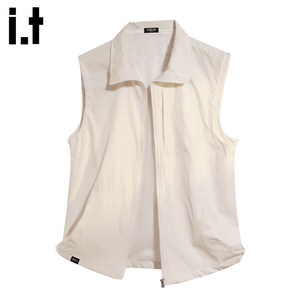
it FIVECM Japanese outdoor sleeveless work vest jacket men's 2026 summer thin couple cardigan vest
