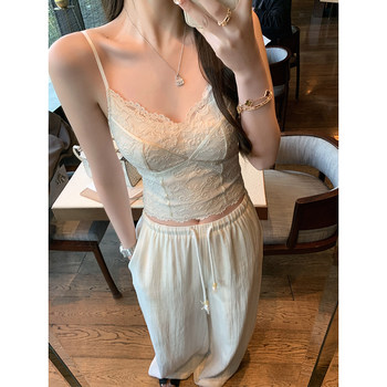 Lace lace 45 slanted cut chest pad beautiful back inner