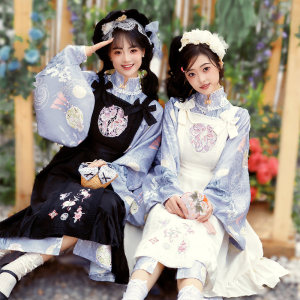 Original Hanyang eclectic new Chinese style Hanfu women's 2025 new modified Lolita cover skirt Lolita daily suit
