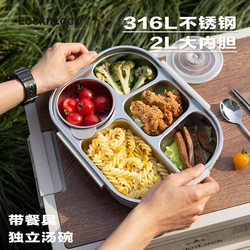 Locknlock Stainless Steel Lunch Box with Compartments, Special Insulated Lunch Box for Office Workers, New Model