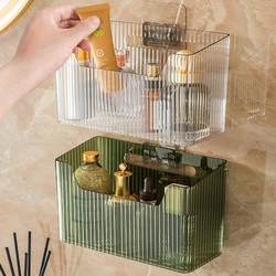Cosmetic Storage Rack Wall-Mounted Bathroom Mirror Cabinet Storage Box Bathroom Toilet Facial Mask Skin Care Products Miscellaneous Items Organization