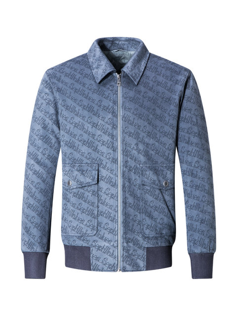 Seven Wolves men's jacket spring and autumn new lapel quilted cotton ...