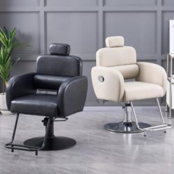 Barber Shop Chair, Multifunctional, Adjustable, Rotating, Simple Hairdressing Chair, Salon-Specific Hair Salon Chair, Hair Dyeing and Cutting Chair