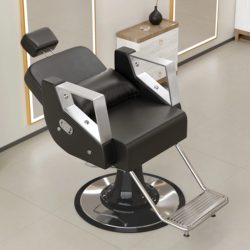 Reclining Barber Chair, Salon-Specific Seat, Trendy Internet-Famous Hairdressing Chair, Adjustable and Rotating Haircut Chair