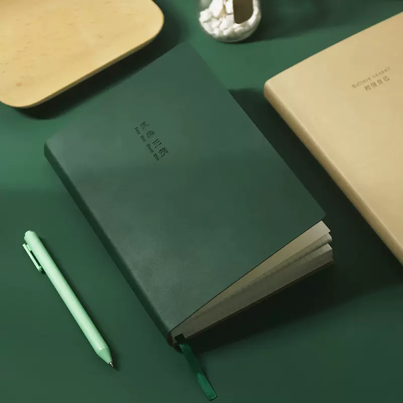 簡約小清新手帳本留白系列網格日記本a5加厚可愛