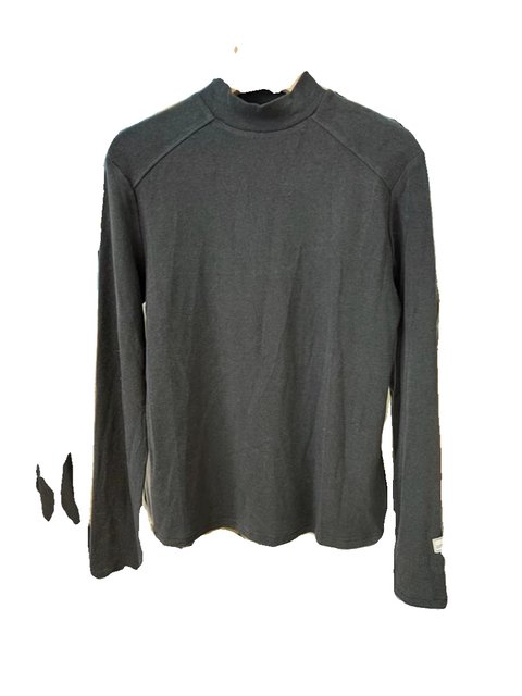 Children's Long Sleeve T-shirt Half High Collar Solid Color Versatile Stylish Top For Autumn/winter Suitable For Boys Girls