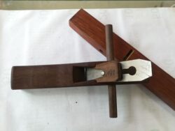 Pig Mark Ebony Wood Planer Hand Push Planer Handmade Wood Planer DIY Woodworking Tools