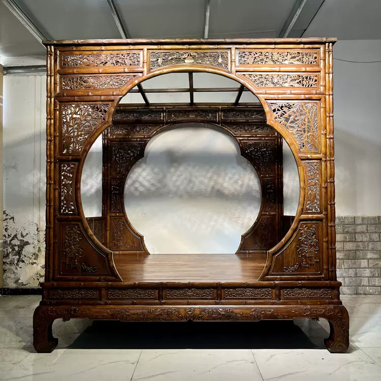 古董老黄花梨家具古代老木器清代海南黄花梨盏托茶托底座古玩木雕