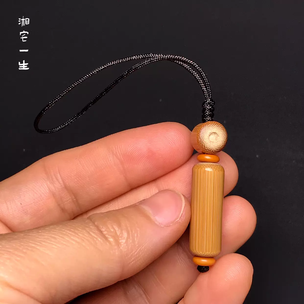 红湘妃竹节竹料0.9-1.1香妃香筒折扇竹段样品花斑竹毛笔杆斑竹