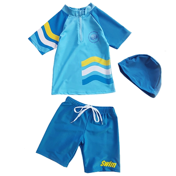Baby girl sun protection quick dry set children's swimsuit