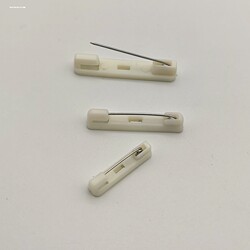 2.2/3.1/3.7cm White Plastic Pin Badge Badge Badge Badge Pin