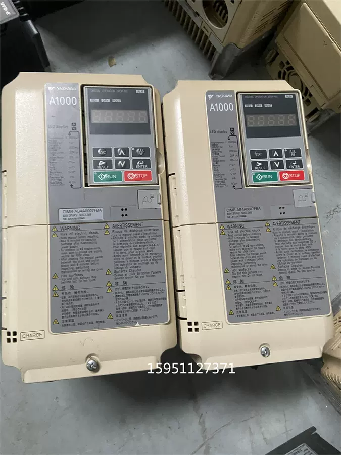 安川A1000变频器CIMR-AB4A0007FAA/FBA 3KW/2.2KW380V测试包好-Taobao