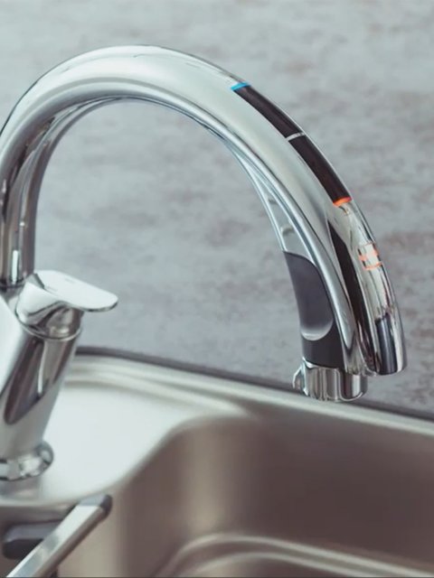 Japan LIXIL Inax Inax Kitchen Sink Sensing Sensing Rotating Cold and Cooler Puritic Purple Puritic Purple Water Filter Element Single Follow Trip

