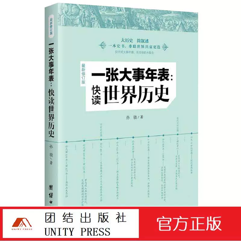 一张大事年表快读世界历史附拉开式大事年表