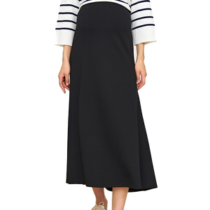 
SELLYNEAR pregnant women's skirt spring and autumn fashion three-dimensional modal high waist without abdomen to make it look slim fish tail skirt