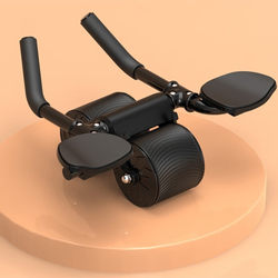 Flat Abdominal Wheel, Automatic Rebound Abdominal Muscle Wheel, Abdominal Muscle Training, Double Wheel, Men and Women, Home Flat Support