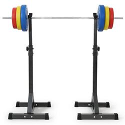 Home Fitness Professional Squat Rack Split-Type Adjustable Weight Bench Bench Press Rack Thickened Barbell Combination Set
