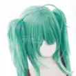 [Sầu riêng] Hatsune Miku Raccoon COS tóc giả mô phỏng màu da đầu phù hợp với hình ảnh động kiểu tóc đuôi ngựa đôi cực dài 120cm 