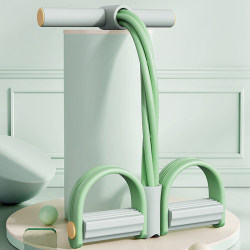 Xiaoyanfei Pedal Exerciser for Abdominal Stretching, Slimming Belly, Weight Loss, Fitness Equipment, Multifunctional Home Use 6-Tube Pull Rope