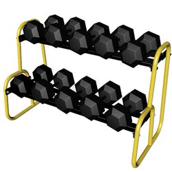 Dumbbell and Kettlebell Storage Rack for Home Yoga Studio, Barbell Plates, Sports Equipment, Personal Training Gadgets, Fitness Storage Rack