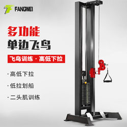 Single-Sided Bird Trainer, High and Low Pull-Down Rowing Integrated Gantry Rack, Single-Sided Commercial and Home-Use Comprehensive Training Machine