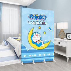 Cartoon Children's Screen Partition Wall for Living Room, Foldable Bedroom, Home Bedside, Modern Simple Mobile Easy-To-Use Kindergarten