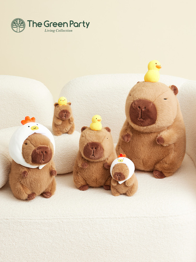Thegreenparty Kapibala Chicken Plush Doll - Cute Capybara Gift
