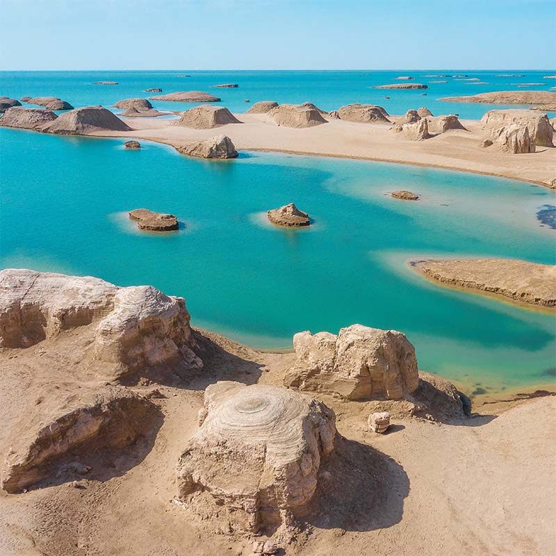 含门票 | 察尔汗盐湖青甘西北大环线6天5晚敦煌青海旅游8人跟团游