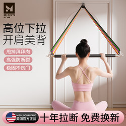 Resistance Band for Home Fitness, Elastic Band for Women, Back Pull-Up Training, Door-Mounted Back Workout Equipment