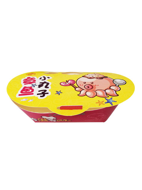 Japanese Octopus Box Octopus meatball box commercial octopus takoyaki packaging box 4-6 ...