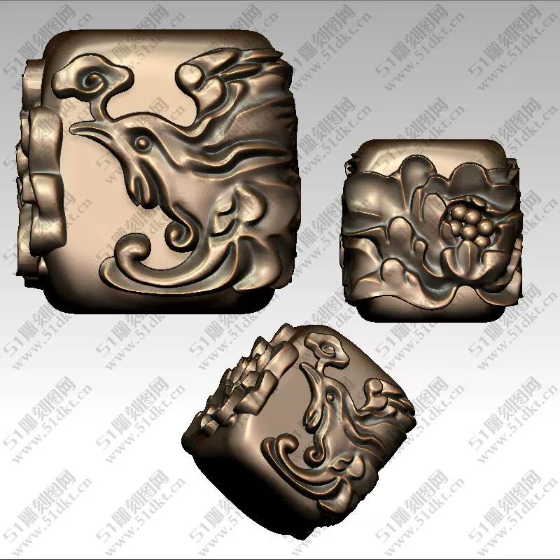 本珊瑚 雕刻 立体画 珊瑚雕刻