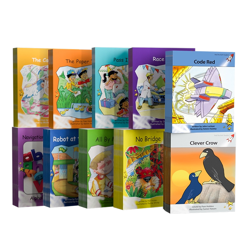 Red Rocket Readers 红火箭官方正品预备级蓝盒进阶级黄盒流畅级橙盒