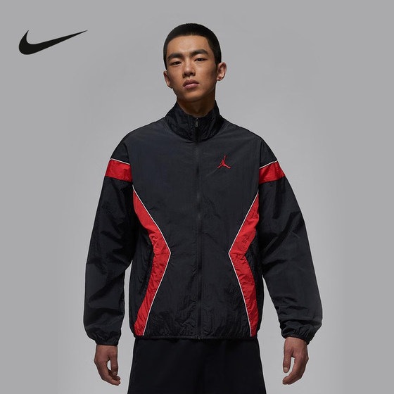 
Jordan Nike Jacket Men's 25 Autumn New Sportswear Embroidery Spliced ​​Loose Stand-Link Jacket IH2825-010