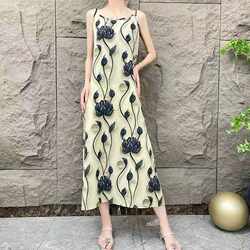 【Step by Step Lotus】Summer Fashionable Loose-Fitting Elegant Strap Dress for Women, Loose Dress for Summer, Thin for Outerwear
