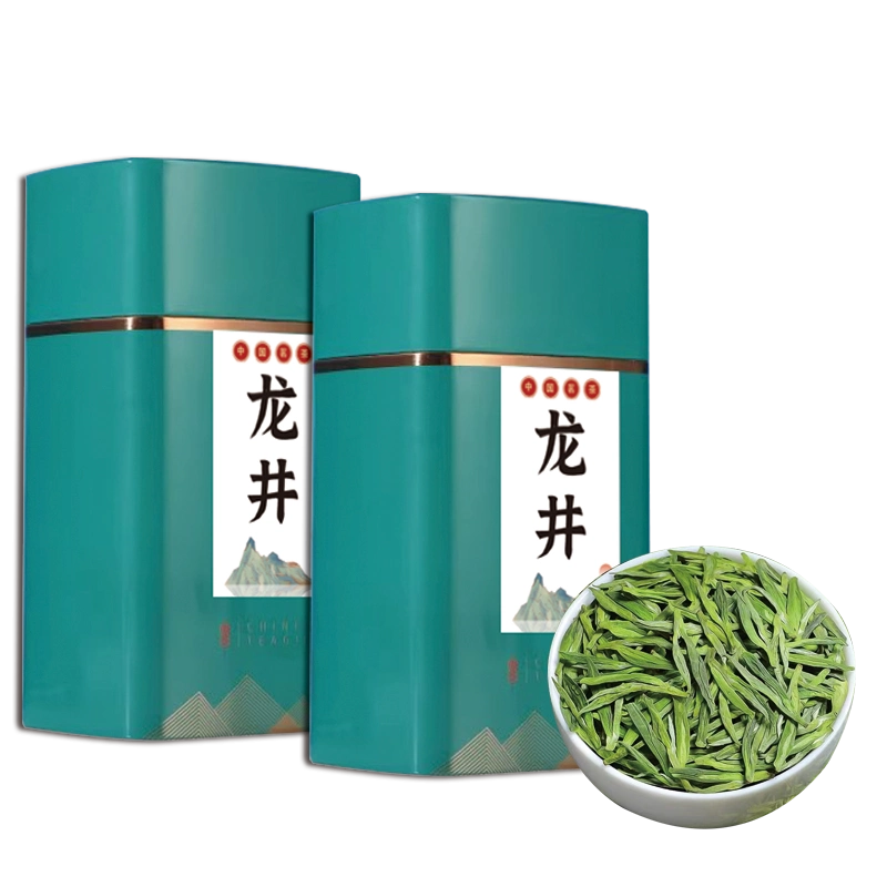 明前头采高山龙井茶2024新茶正宗浓香型龙井绿茶特级茶叶罐装500g