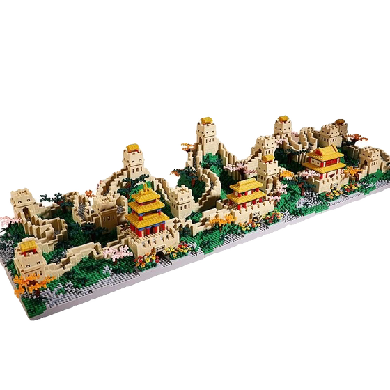 
Great Wall Building Blocks Boy Assembling Toy Puzzle Huge Building 3D Three-dimensional Puzzle 10,000 Pieces or More