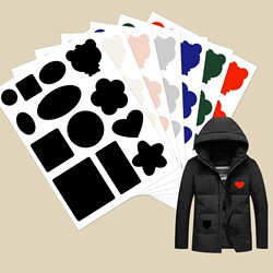 Self-Adhesive Seamless Repair Patches for down Jackets, Large Patches for Repairing Holes, Clothing Pattern Patches, Hole Repair Patches