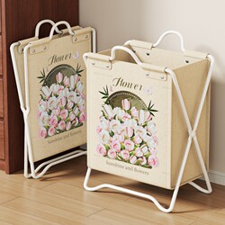 Dirty Laundry Basket for Home Use, Foldable Laundry Hamper for Bedroom Bedside, Bathroom, or Balcony, a Convenient Solution for Storing Clothes