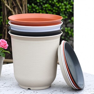 Imitation ceramic flower pot thickened extra large breathable environmentally friendly Qingshan household rose fruit tree succulent blueberry resin pot