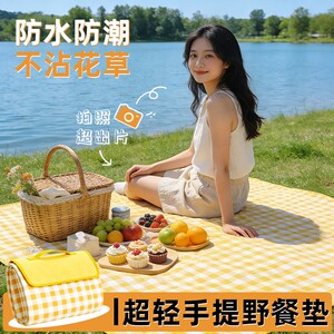 Wildfill cushion moisture -proof pad thickened sandy beach outdoor exposure camp pads are portable folding wild picnic lawn cushion outdoor
