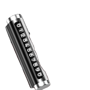 Moving phone phone license car, car temporary parking number, mobile license plate ornament, high -end creative car supplies on the vehicle
