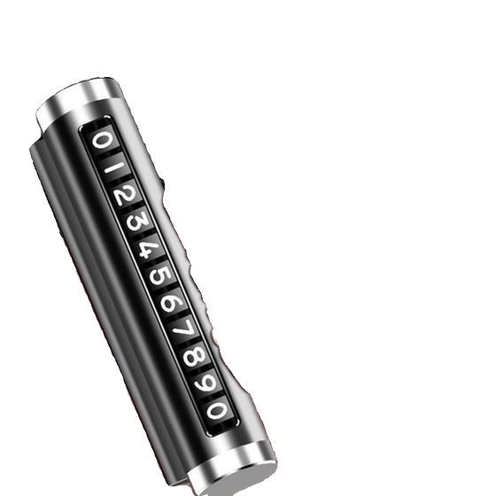 Moving phone phone license car, car temporary parking number, mobile license plate ornament, high -end creative car supplies on the vehicle
