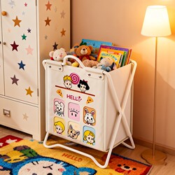 Foldable Toy Storage Rack, Household Dirty Laundry Basket, Dirty Clothes Storage Bin, Bathroom Clothes Organizer