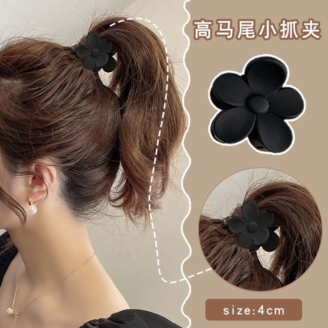 
Flowers high ponytail grab clip hair clip