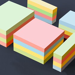 Sticky Notes for Students, High-Quality Sticky Notes, Ins-Style Sticky Stickers, Fully Adhesive Sticky Notes, Strong Adhesive Memo Pads, Reusable Note Pads, Sticky Notes for Classification